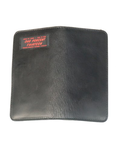 □1%13_1% AUTHENTIC LEATHER LONG WALLET BLACK□ - FUUDOBRAIN ...