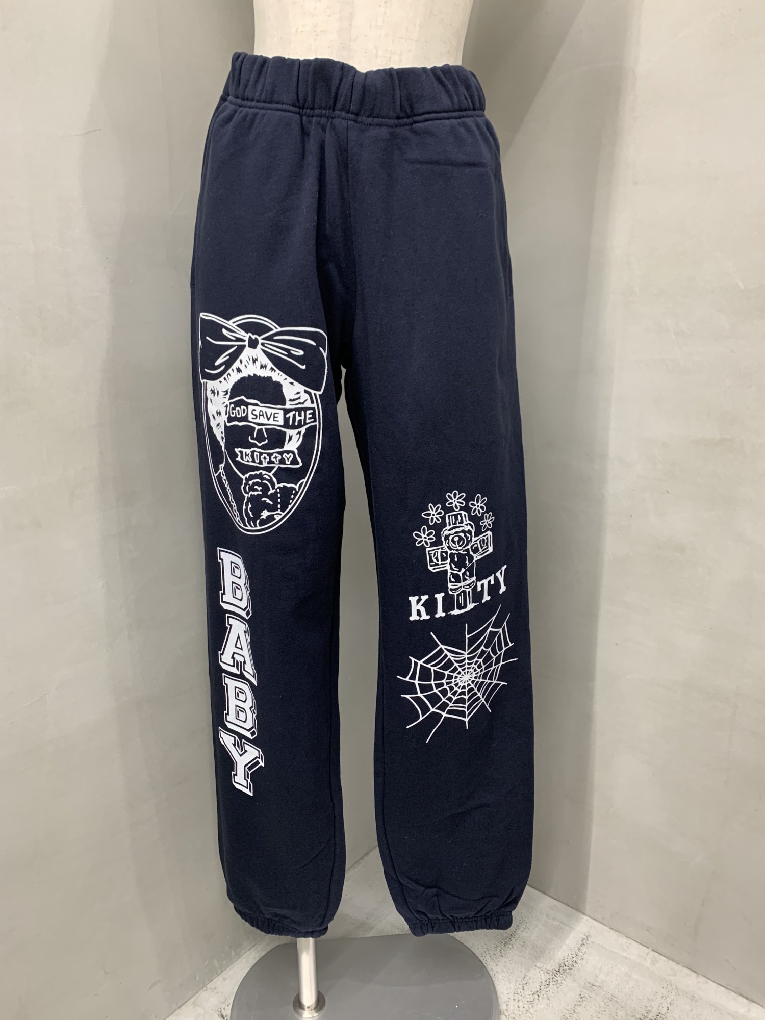 milligram×Kitty collaboration sweat pants - Kitty