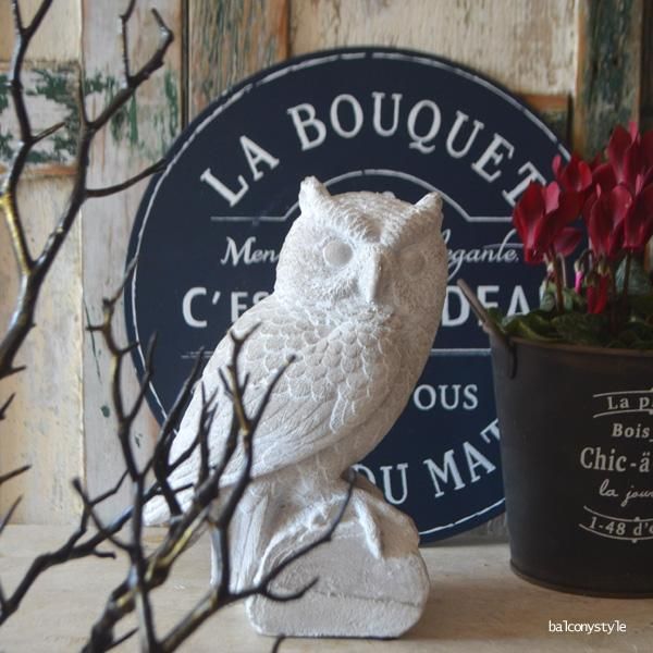 シュエット ふくろうモチーフのオブジェ - バルコニースタイル