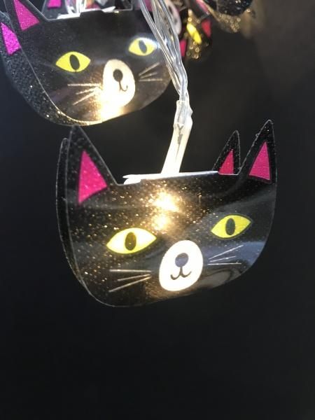 ライトガーランド黒猫50％オフ - バルコニースタイル
