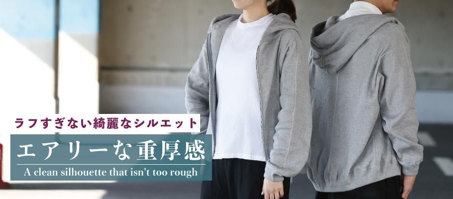 ジップアップ ダブルジップ パーカー 綿 コットン cotton 100 % 100 % パーセント
