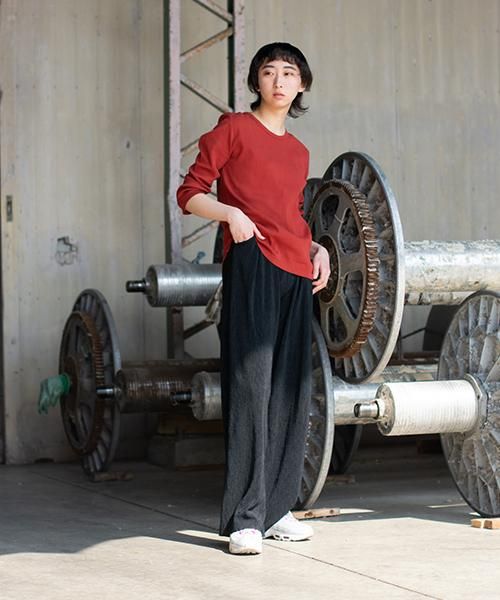 レディース 七分袖 Tシャツ | 深緋 - 楊柳生地 専門店 山城 ネットショップ