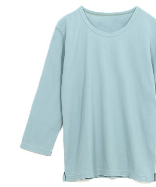 レディース 七分袖 Tシャツ 白藍色 | しらあいいろ の商品画像