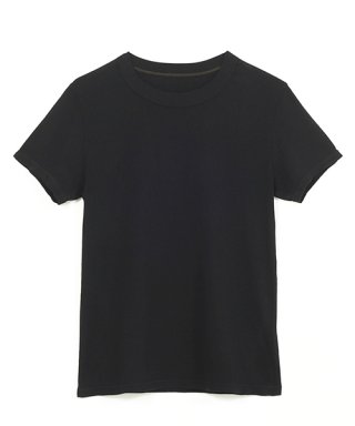 レディース フィットサイズ Tシャツ ブラックの商品画像