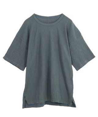 自然シボ メンズ Tシャツ グレイッシュの商品画像