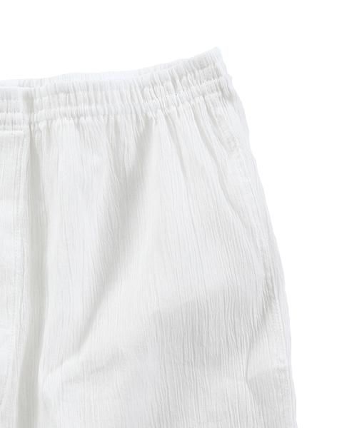 やんやん ヤンマ産業 YAMMAMAN 会津木綿 ストレートパンツ ともえ縞｜通販