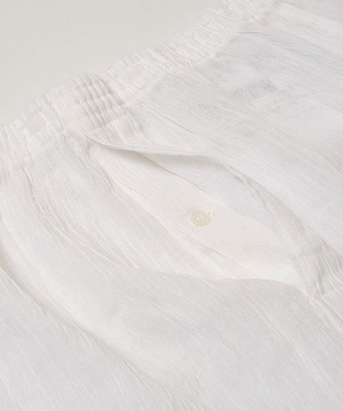 綿麻50% トランクス | ホワイト - 楊柳生地 専門店 山城 ネットショップ