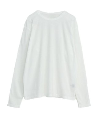 メンズ ロングスリーブ Tシャツ ホワイトの商品画像