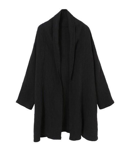 GANRYU 16AW ガウンコート 黒 M GANRYU 16AW ガウンコート 黒 M FUMITO GANRYU OFFICIAL STORE