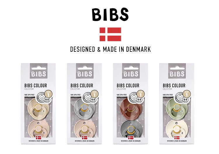 北欧デンマークのシンプルでおしゃれなおしゃぶりBIBS