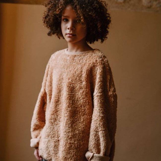 送料無料】Sweat-shirt Ours Golden Bear (12m,2Y,3Y) | STUDIO BOHEME