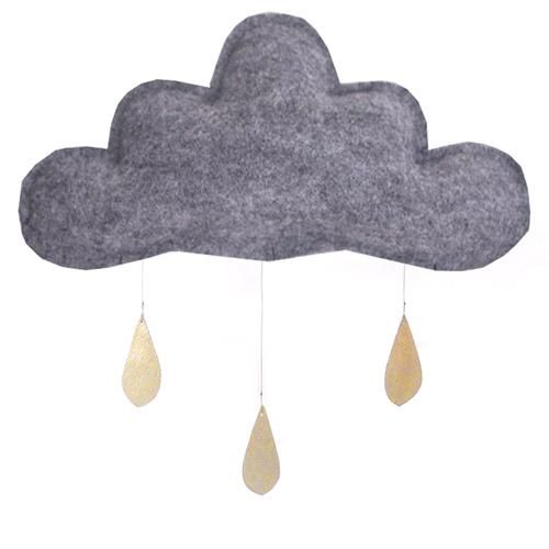 Spring Cloud mobile (charcoal) by The Butter Flying
