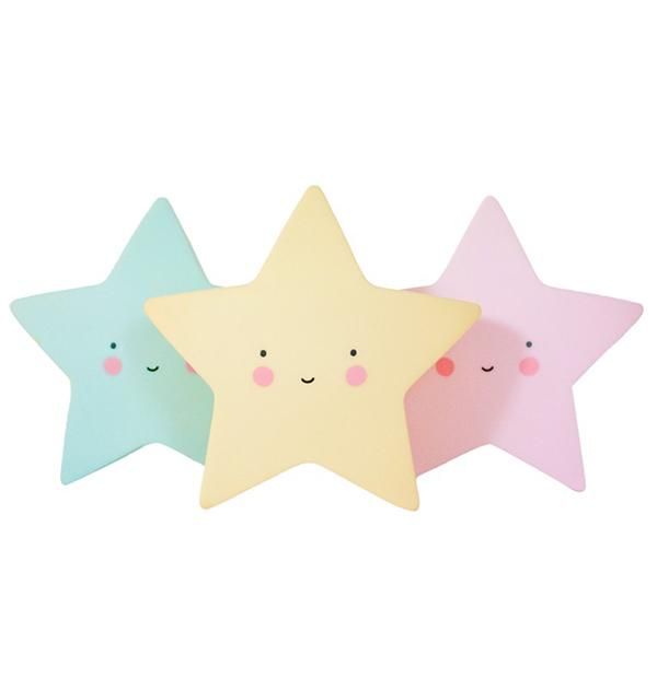 <img class='new_mark_img1' src='https://img.shop-pro.jp/img/new/icons57.gif' style='border:none;display:inline;margin:0px;padding:0px;width:auto;' />Mini Star Lights (yellow/pink/mint) by A Little Lovely Company
