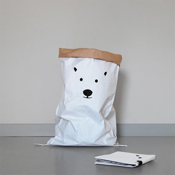 <img class='new_mark_img1' src='https://img.shop-pro.jp/img/new/icons6.gif' style='border:none;display:inline;margin:0px;padding:0px;width:auto;' />ペーパーストレージバッグ(polar bear) by kolor