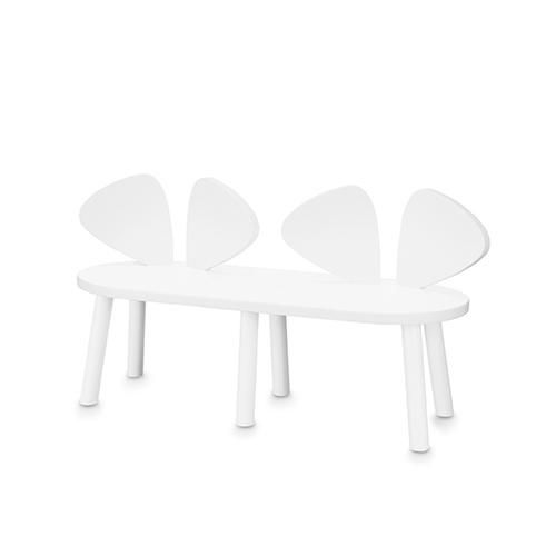 Mouse Bench (white) by Nofred