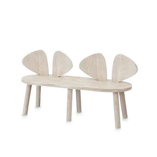 Mouse Bench (oak) by Nofred