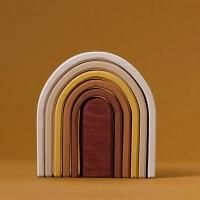<img class='new_mark_img1' src='https://img.shop-pro.jp/img/new/icons57.gif' style='border:none;display:inline;margin:0px;padding:0px;width:auto;' />̵Oval Rainbow Arch Stacking Toy by Raduga Grez