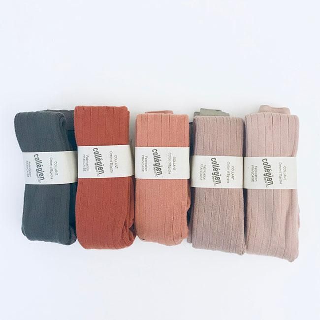<img class='new_mark_img1' src='https://img.shop-pro.jp/img/new/icons47.gif' style='border:none;display:inline;margin:0px;padding:0px;width:auto;' />【SALE 30%off】Plain Ribbed Tights by Collegien(コレジアン)