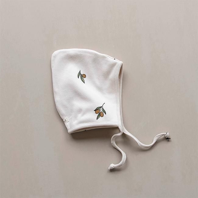 <img class='new_mark_img1' src='https://img.shop-pro.jp/img/new/icons57.gif' style='border:none;display:inline;margin:0px;padding:0px;width:auto;' />Olive Tree Pixie Bonnet by Organic Zoo
