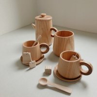 <img class='new_mark_img1' src='https://img.shop-pro.jp/img/new/icons14.gif' style='border:none;display:inline;margin:0px;padding:0px;width:auto;' />̵ Wooden Tea set by Lemi Toys