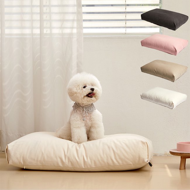 機能性抜群でシンプルなミニマルデザインが人気のペット用ベッド(クッションベッド）by small stuff - 韓国ペット雑貨