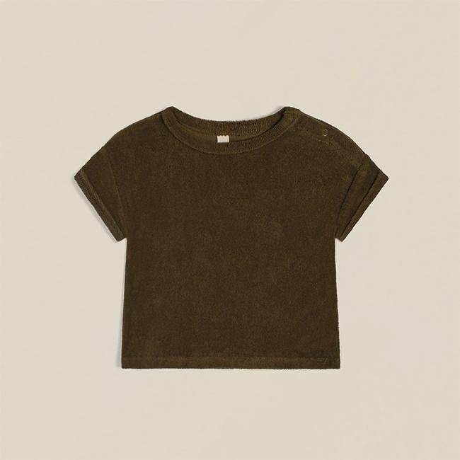 <img class='new_mark_img1' src='https://img.shop-pro.jp/img/new/icons14.gif' style='border:none;display:inline;margin:0px;padding:0px;width:auto;' />【送料無料】Olive Terry Oversized Tshirt by organic zoo