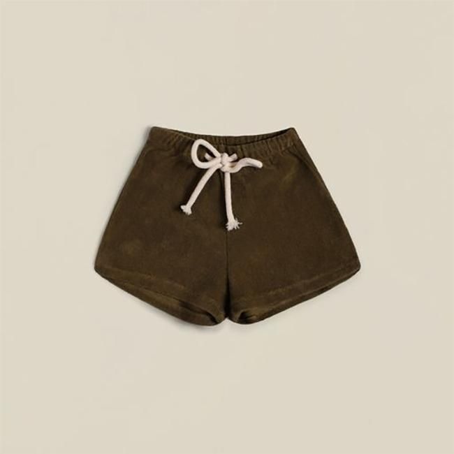 <img class='new_mark_img1' src='https://img.shop-pro.jp/img/new/icons14.gif' style='border:none;display:inline;margin:0px;padding:0px;width:auto;' />【送料無料】Olive Terry Rope Shorts by organic zoo