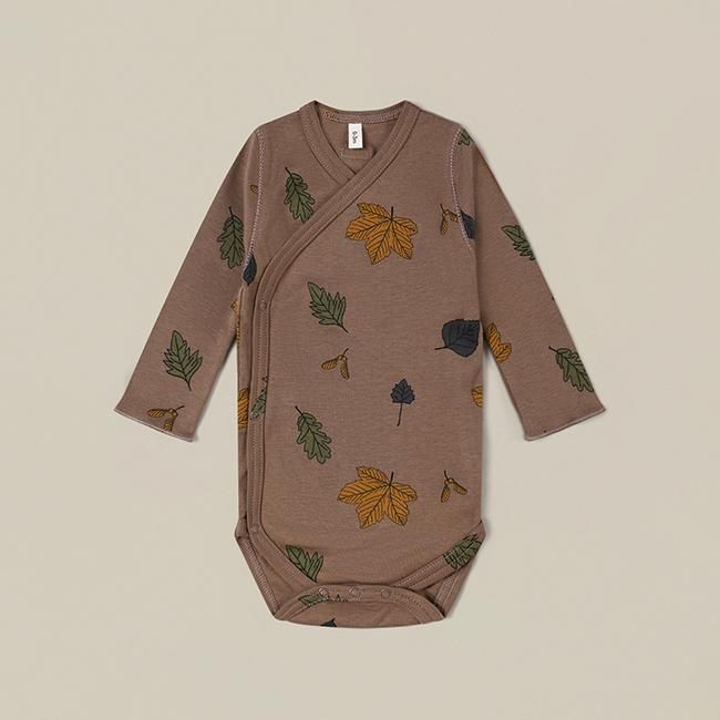 <img class='new_mark_img1' src='https://img.shop-pro.jp/img/new/icons14.gif' style='border:none;display:inline;margin:0px;padding:0px;width:auto;' />【送料無料】Fall in Love Wrap Bodysuit by organic zoo