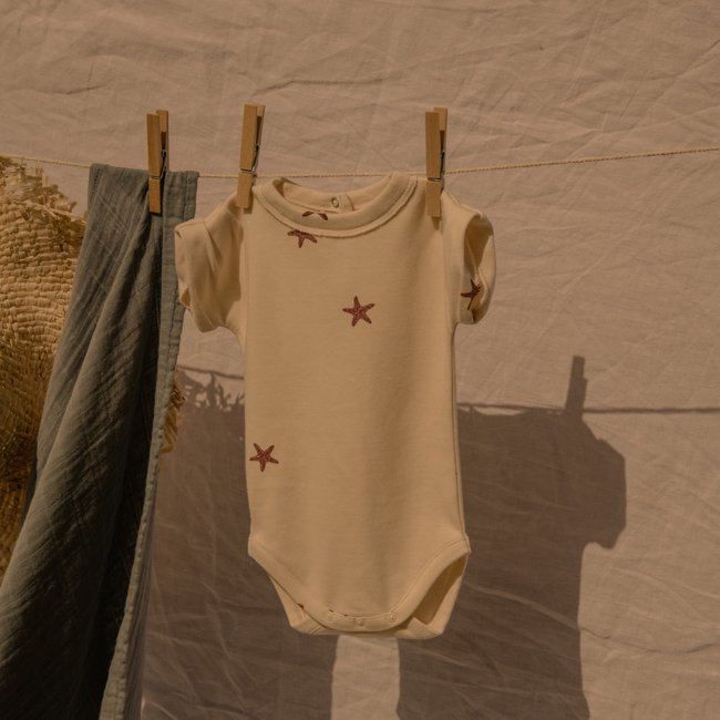 Bodysuit Bama (Off White/Starfish) by Studio Boheme Paris