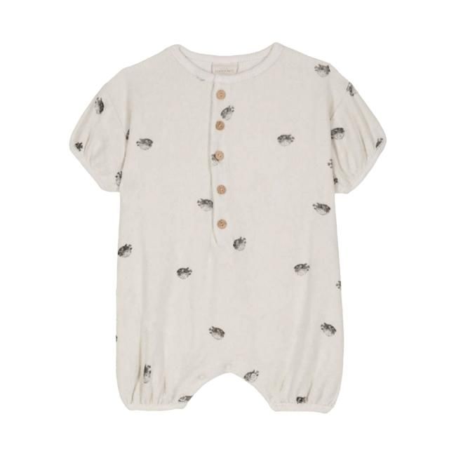 <img class='new_mark_img1' src='https://img.shop-pro.jp/img/new/icons14.gif' style='border:none;display:inline;margin:0px;padding:0px;width:auto;' />【送料無料】Romer Bebecitto Terry (Off White/Puffer Fish ) (3M~12M) by Studio Boheme Paris