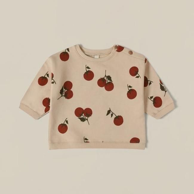 <img class='new_mark_img1' src='https://img.shop-pro.jp/img/new/icons14.gif' style='border:none;display:inline;margin:0px;padding:0px;width:auto;' />【送料無料】Tomato Sweatshirt (6-12m/1-2y/2-3y) by organic zoo OZSS23