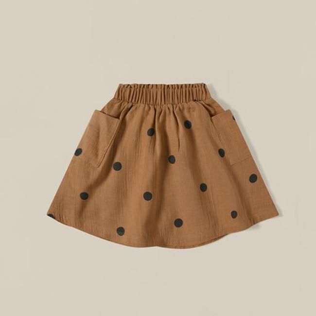 <img class='new_mark_img1' src='https://img.shop-pro.jp/img/new/icons20.gif' style='border:none;display:inline;margin:0px;padding:0px;width:auto;' />【SALE30%OFF】【送料無料】Gold Dots Tutti Skirt (1-2y/2-3y) by organic zoo OZSS23