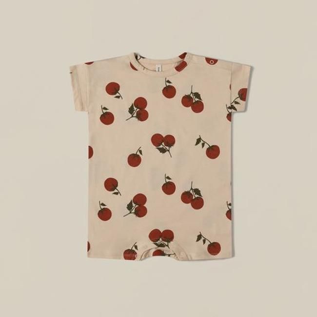 <img class='new_mark_img1' src='https://img.shop-pro.jp/img/new/icons14.gif' style='border:none;display:inline;margin:0px;padding:0px;width:auto;' />【送料無料】Tomato Summer Romper (0-6m/6-12m/1-2y) by organic zoo OZSS23