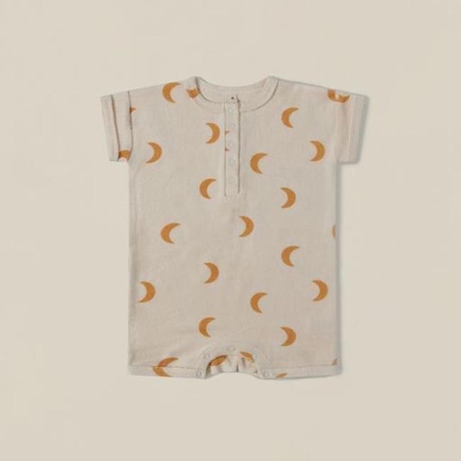 <img class='new_mark_img1' src='https://img.shop-pro.jp/img/new/icons58.gif' style='border:none;display:inline;margin:0px;padding:0px;width:auto;' />【送料無料】Honey Midnight Terry Beach Romper (0-6m/6-12m/1-2y) by organic zoo OZSS23