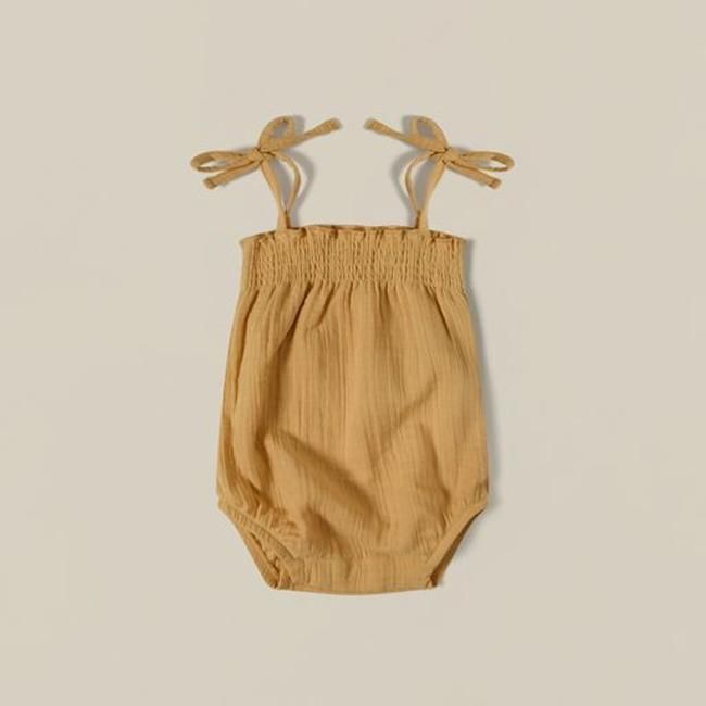 <img class='new_mark_img1' src='https://img.shop-pro.jp/img/new/icons14.gif' style='border:none;display:inline;margin:0px;padding:0px;width:auto;' />【送料無料】Honey Spaghetti Bodysuit (3-6m/6-12m) by organic zoo OZSS23