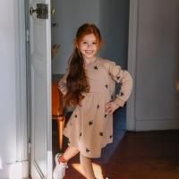 <img class='new_mark_img1' src='https://img.shop-pro.jp/img/new/icons14.gif' style='border:none;display:inline;margin:0px;padding:0px;width:auto;' />̵Dress Hoy Rose Maho Raisin (2Y,3Y) by STUDIO BOHEME PARIS