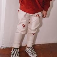 <img class='new_mark_img1' src='https://img.shop-pro.jp/img/new/icons14.gif' style='border:none;display:inline;margin:0px;padding:0px;width:auto;' />̵Leggings Rom Pom Ecru Dots (12m,2Y,3Y) by STUDIO BOHEME PARIS