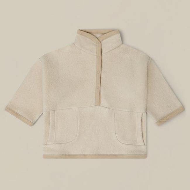 <img class='new_mark_img1' src='https://img.shop-pro.jp/img/new/icons14.gif' style='border:none;display:inline;margin:0px;padding:0px;width:auto;' />【送料無料】Warm Sand Fleece Sweatshirt (1-2Y,2-3Y,3-4Y) by organic zoo OZAW23