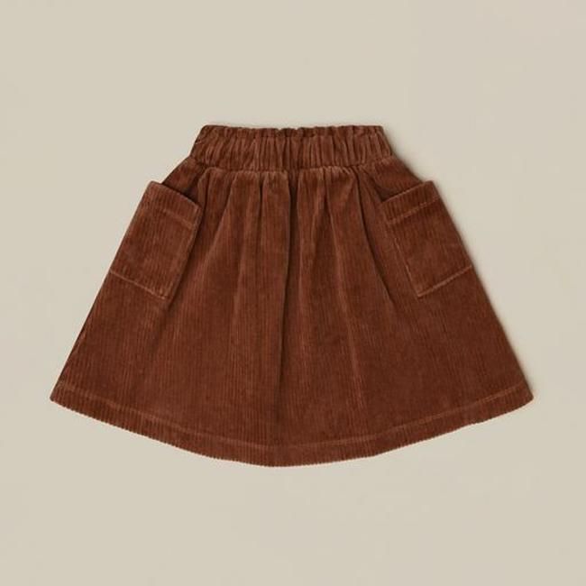 <img class='new_mark_img1' src='https://img.shop-pro.jp/img/new/icons14.gif' style='border:none;display:inline;margin:0px;padding:0px;width:auto;' />【送料無料】Cinnamon Wander Skirt (1-2Y,2-3Y,3-4Y) by organic zoo OZAW23