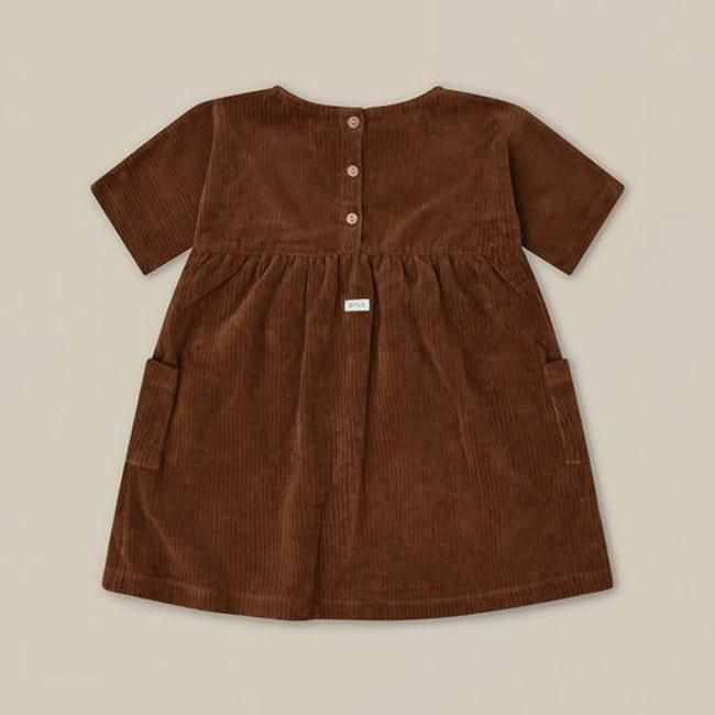 <img class='new_mark_img1' src='https://img.shop-pro.jp/img/new/icons14.gif' style='border:none;display:inline;margin:0px;padding:0px;width:auto;' />【送料無料】Soil Gather Dress (1-2Y,2-3Y,3-4Y) by organic zoo OZAW23