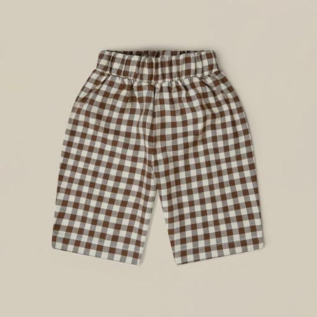 <img class='new_mark_img1' src='https://img.shop-pro.jp/img/new/icons47.gif' style='border:none;display:inline;margin:0px;padding:0px;width:auto;' />【送料無料】Gingham Traveller Pants by organic zoo OZAW23