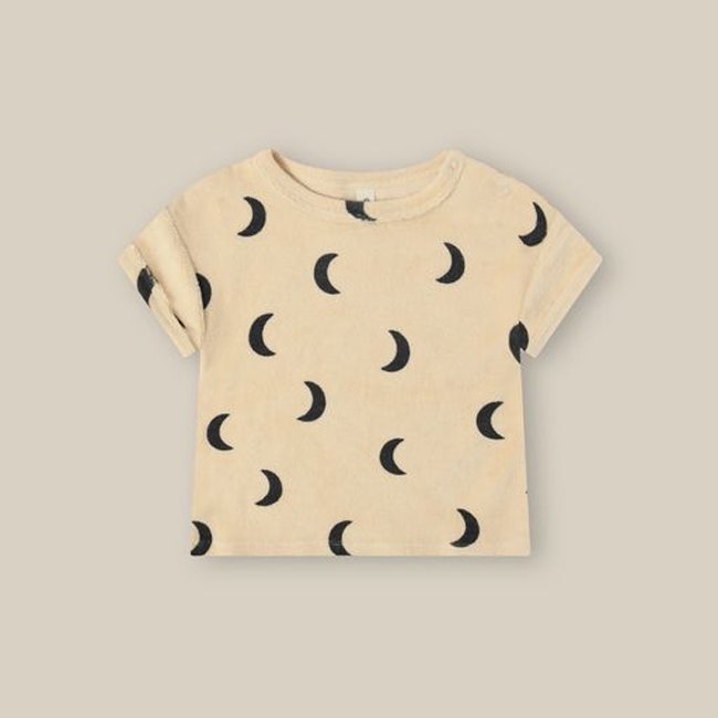 ̵Pebble Midnight Terry Boxy T-Shirt (6-12M, 1-2Y,2-3Y,3-4Y)  by organic zoo OZSS24