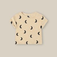 ̵Pebble Midnight Terry Boxy T-Shirt (6-12M, 1-2Y,2-3Y,3-4Y)  by organic zoo OZSS24