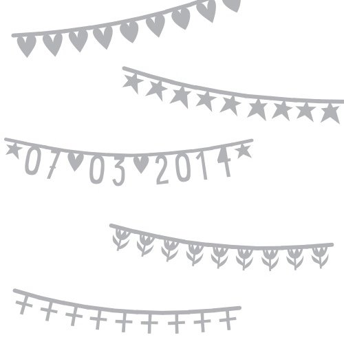 【SALE 70%off】Basic Banner Silver by A little Lovely Company