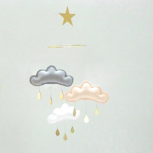 <img class='new_mark_img1' src='https://img.shop-pro.jp/img/new/icons47.gif' style='border:none;display:inline;margin:0px;padding:0px;width:auto;' />雲のモビール (MEGHAN) by The Butter Flying