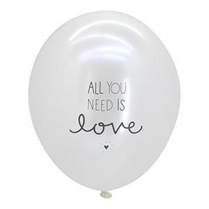 <img class='new_mark_img1' src='https://img.shop-pro.jp/img/new/icons20.gif' style='border:none;display:inline;margin:0px;padding:0px;width:auto;' />【クリアランスSALE 60%off】All you need is love Balloon (6pcs) by A Little Lovely Company
