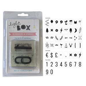 <img class='new_mark_img1' src='https://img.shop-pro.jp/img/new/icons20.gif' style='border:none;display:inline;margin:0px;padding:0px;width:auto;' />【クリアランスSALE 70%off】Numbers & Symbols for lightbox by A Little Lovely Company