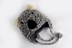 手編みアニマルキャップ(ニット帽)  コアラ