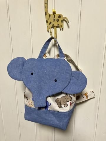 ゾウさんのリュック - パッチワークキルト・手芸キットのゆう風