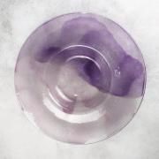 ラウンドスープボウル メタリックグレー27 - Glass Studio